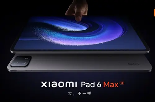 Xiaomi Pad 6 Max with a 10,000mAh battery with 33W reverse charging